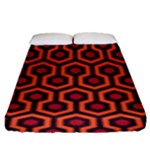 halloween hotel carpet Fitted Sheet (King Size)