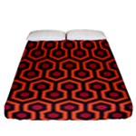 halloween hotel carpet Fitted Sheet (California King Size)