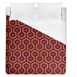 halloween hotel carpet Duvet Cover (Queen Size)