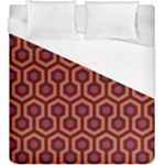 halloween hotel carpet Duvet Cover (King Size)