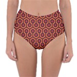 halloween hotel carpet Reversible High-Waist Bikini Bottoms