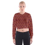 halloween hotel carpet Cropped Sweatshirt