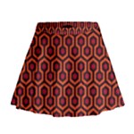 halloween hotel carpet Mini Flare Skirt