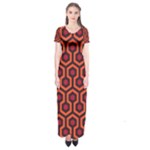 halloween hotel carpet Short Sleeve Maxi Dress