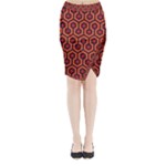 halloween hotel carpet Midi Wrap Pencil Skirt