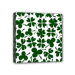 Lucky Clover Shamrock Mini Canvas 4  x 4  (Stretched)