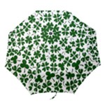 Lucky Clover Shamrock Folding Umbrella