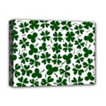 Lucky Clover Shamrock Deluxe Canvas 16  x 12  (Stretched) 