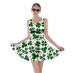 Lucky Clover Shamrock Skater Dress