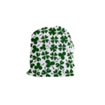 Lucky Clover Shamrock Drawstring Pouch (Small)