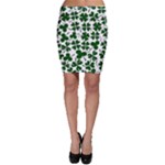 Lucky Clover Shamrock Bodycon Skirt