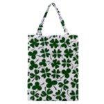 Lucky Clover Shamrock Classic Tote Bag