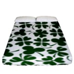 Lucky Clover Shamrock Fitted Sheet (King Size)