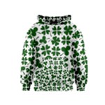 Lucky Clover Shamrock Kids  Pullover Hoodie