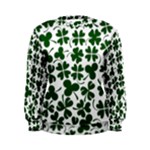 Lucky Clover Shamrock Women s Sweatshirt