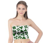 Lucky Clover Shamrock Tube Top