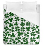 Lucky Clover Shamrock Duvet Cover (Queen Size)