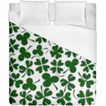 Lucky Clover Shamrock Duvet Cover (California King Size)