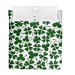 Lucky Clover Shamrock Duvet Cover Double Side (Full/ Double Size)