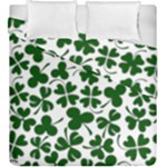 Lucky Clover Shamrock Duvet Cover Double Side (King Size)