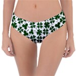 Lucky Clover Shamrock Reversible Classic Bikini Bottoms