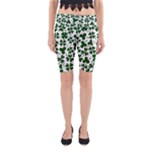 Lucky Clover Shamrock Yoga Cropped Leggings