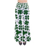 Lucky Clover Shamrock So Vintage Palazzo Pants