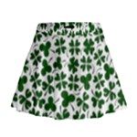 Lucky Clover Shamrock Mini Flare Skirt