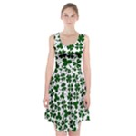 Lucky Clover Shamrock Racerback Midi Dress