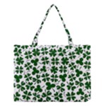 Lucky Clover Shamrock Medium Tote Bag