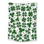 Lucky Clover Shamrock Medium Tapestry