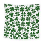 Lucky Clover Shamrock Square Tapestry (Large)