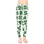 Lucky Clover Shamrock Kids  Legging