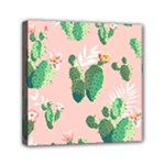 Pink Cactus flower Mini Canvas 6  x 6  (Stretched)