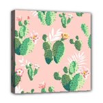 Pink Cactus flower Mini Canvas 8  x 8  (Stretched)