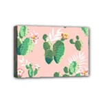 Pink Cactus flower Mini Canvas 6  x 4  (Stretched)