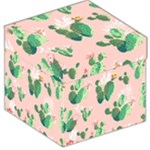 Pink Cactus flower Storage Stool 12 