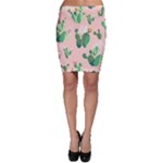 Pink Cactus flower Bodycon Skirt