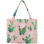 Pink Cactus flower Mini Tote Bag