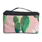 Pink Cactus flower Cosmetic Storage Case