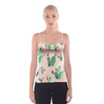 Pink Cactus flower Spaghetti Strap Top