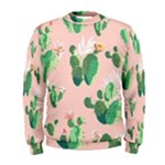 Pink Cactus flower Men s Sweatshirt