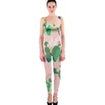 Pink Cactus flower One Piece Catsuit