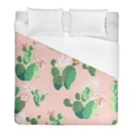 Pink Cactus flower Duvet Cover (Full/ Double Size)