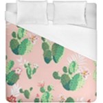 Pink Cactus flower Duvet Cover (King Size)