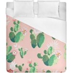 Pink Cactus flower Duvet Cover (California King Size)