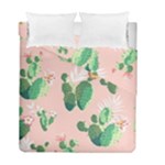 Pink Cactus flower Duvet Cover Double Side (Full/ Double Size)