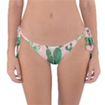 Pink Cactus flower Reversible Bikini Bottom