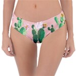 Pink Cactus flower Reversible Classic Bikini Bottoms