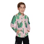 Pink Cactus flower Windbreaker (Kids)